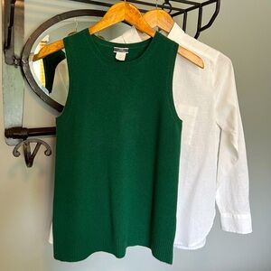 J Crew 💯 Cashmere Vest